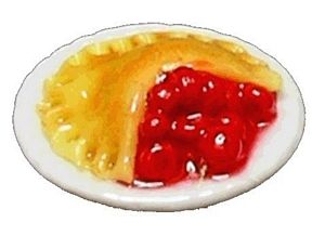 Dollhouse Berry Pie 1:12 Scale Miniature Food Kitchen Bakery - MiniatureCrush