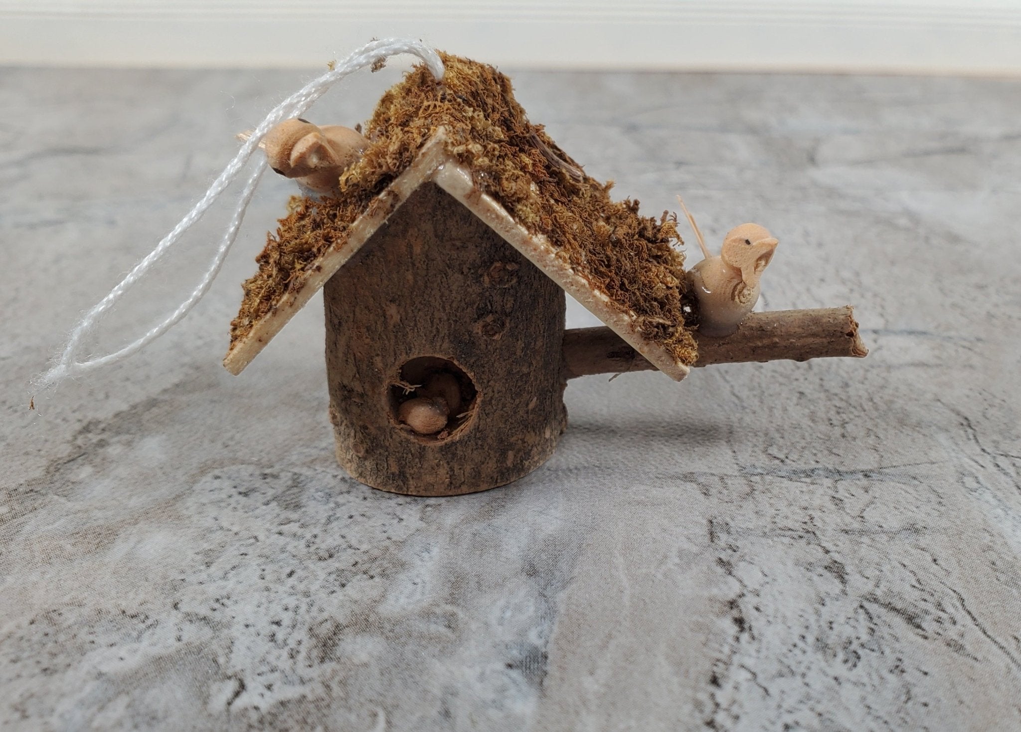 Bark birdhouse best sale