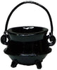 Dollhouse Black Cauldron Pot or Kettle Metal with Handle 1:12 Scale Miniature