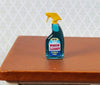 Dollhouse Blue Glass Window Cleaner Spray Bottle 1:12 Scale Miniature Handmade