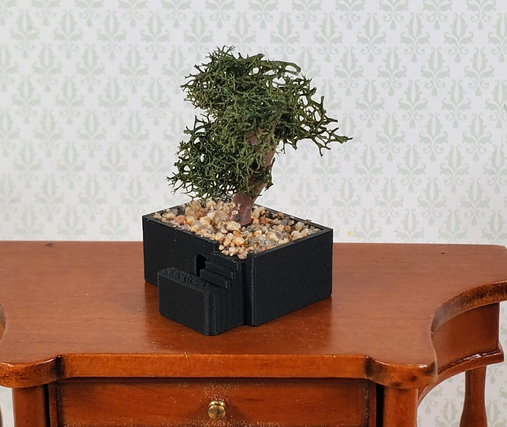 Dollhouse Bonsai Tree Prop Tiny Miniature 1:12 Scale Customer Planter Handmade - Miniature Crush