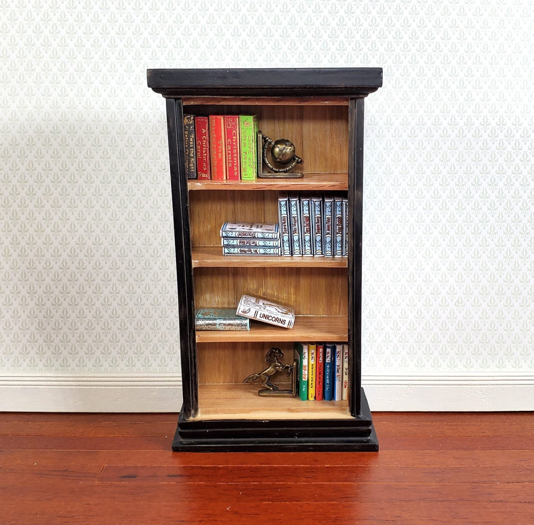 Dollhouse Book Unicorns Gold Gilt Accents 1:12 Scale Miniature (blank inside) - MiniatureCrush