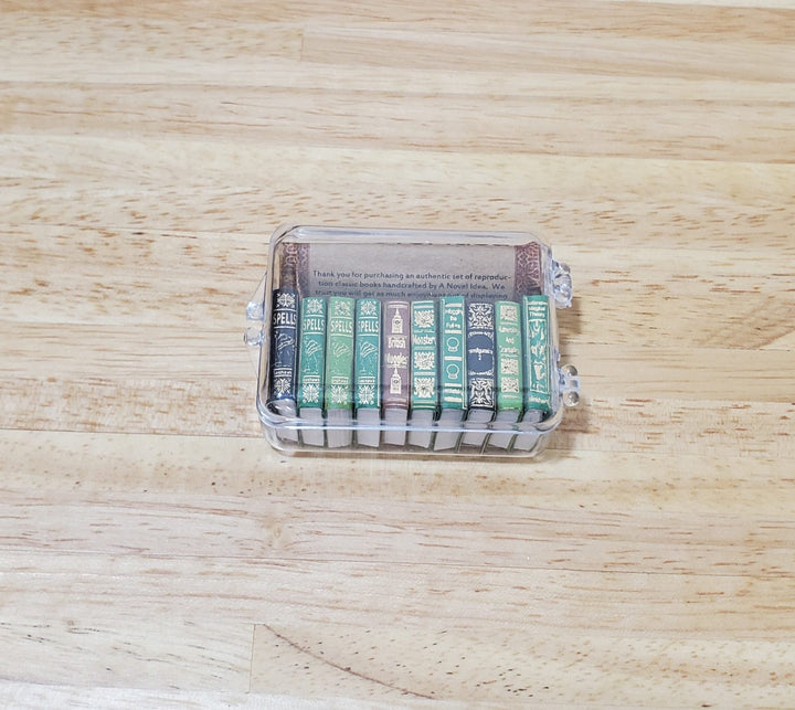 Dollhouse Books x10 Wizard School Books 3 1:12 Scale Miniatures (blank inside) - MiniatureCrush