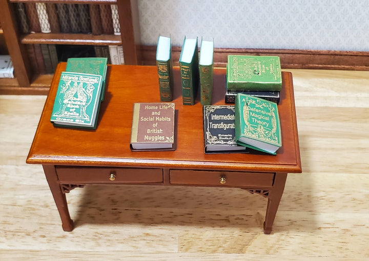 Dollhouse Books x10 Wizard School Books 3 1:12 Scale Miniatures (blank inside) - MiniatureCrush