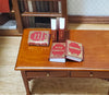 Dollhouse Books x5 Leo Tolstoy 1:12 Scale Miniatures (blank inside) Handmade