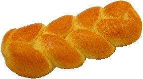 Dollhouse Braided French Bread Loaf 1:12 Scale Miniature Food Kitchen - MiniatureCrush