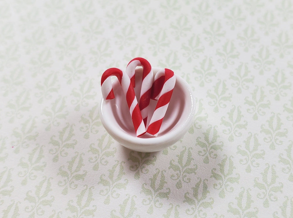 Dollhouse Candy Canes Set of 10 1:12 Scale Miniature Food Treats Candy - MiniatureCrush