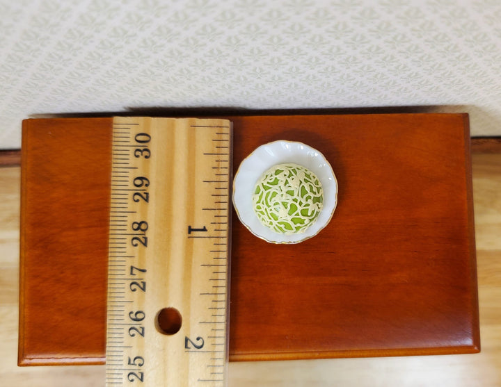 Dollhouse Cantaloupe Half 1:12 Scale Miniature Food Fruit - MiniatureCrush