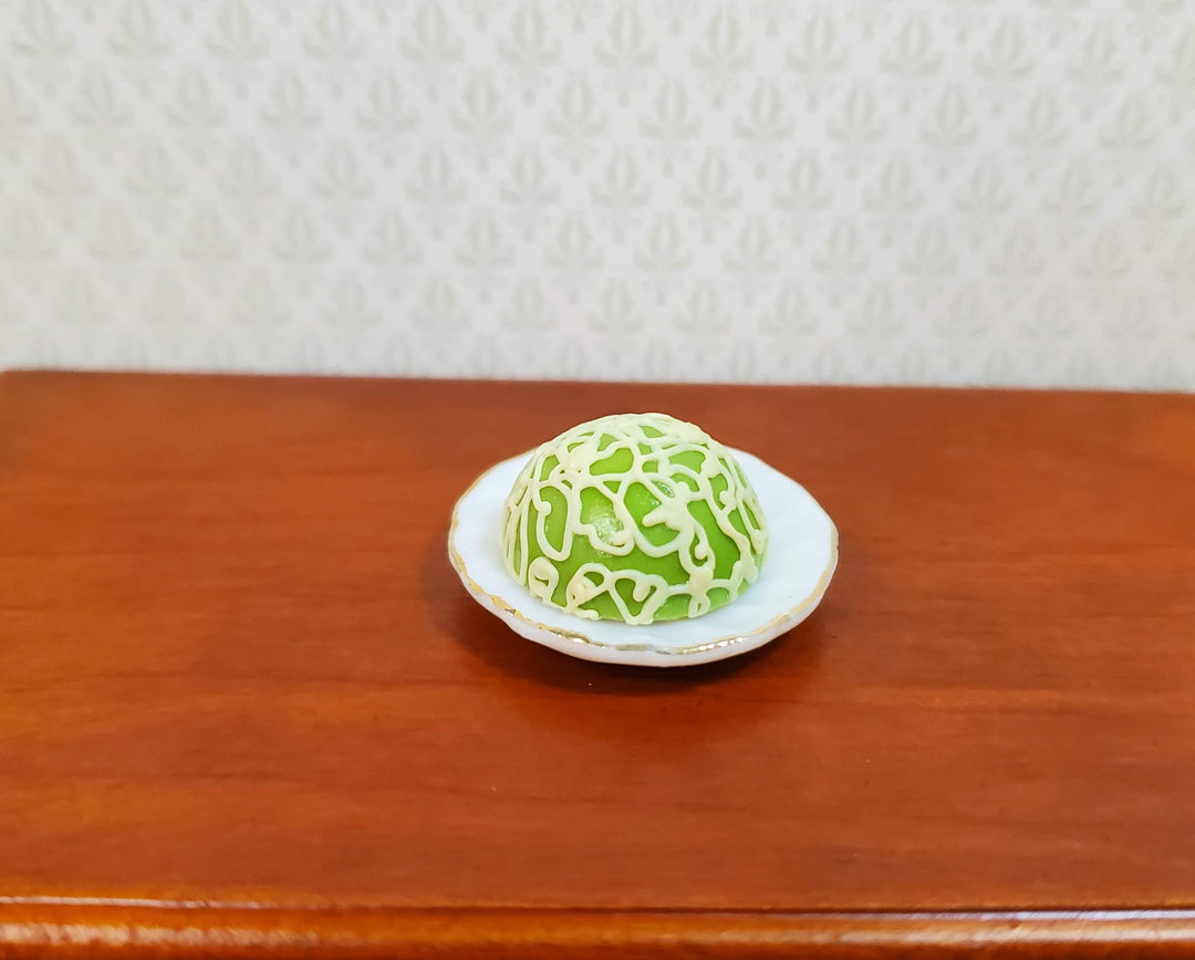 Dollhouse Cantaloupe Half 1:12 Scale Miniature Food Fruit - MiniatureCrush