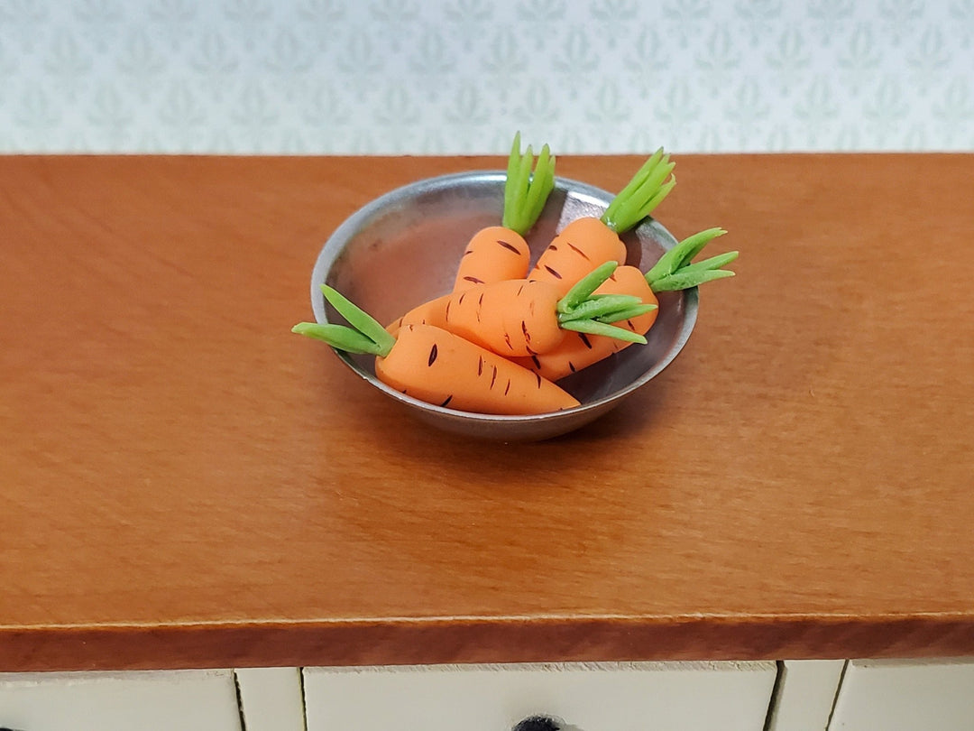 Dollhouse Carrots Set of 5 Vegetables 1:12 Scale Miniatures Kitchen Groceries - MiniatureCrush