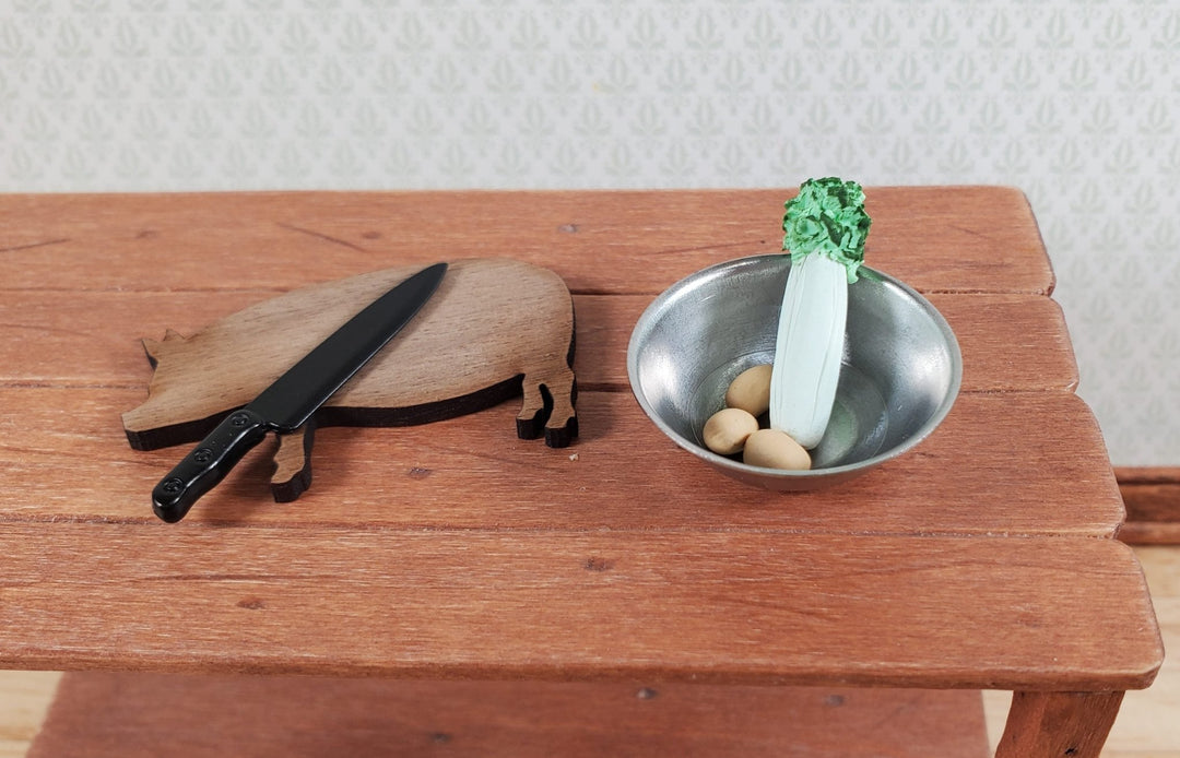 Dollhouse Celery Stalk Vegetable 1:12 Scale Miniature Kitchen Food Groceries - Miniature Crush