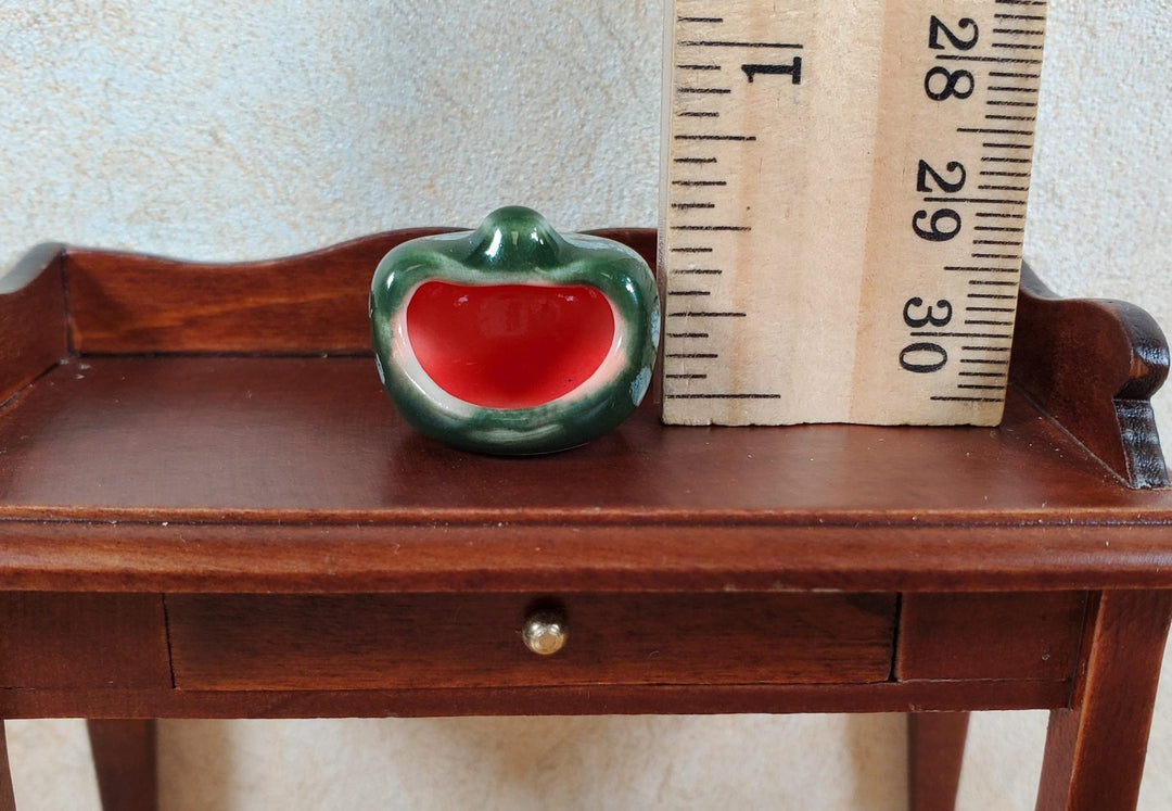 Dollhouse Ceramic Pumpkin Jar Halloween for Candy Cookies or Candle 1:12 Scale - MiniatureCrush