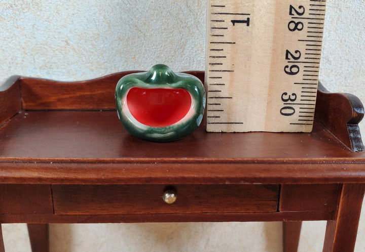 Dollhouse Ceramic Pumpkin Jar Halloween for Candy Cookies or Candle 1:12 Scale - MiniatureCrush
