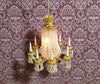 Dollhouse Chandelier 8 Arm Real Glass Crystals 12 Volt 1:12 Scale Miniatures