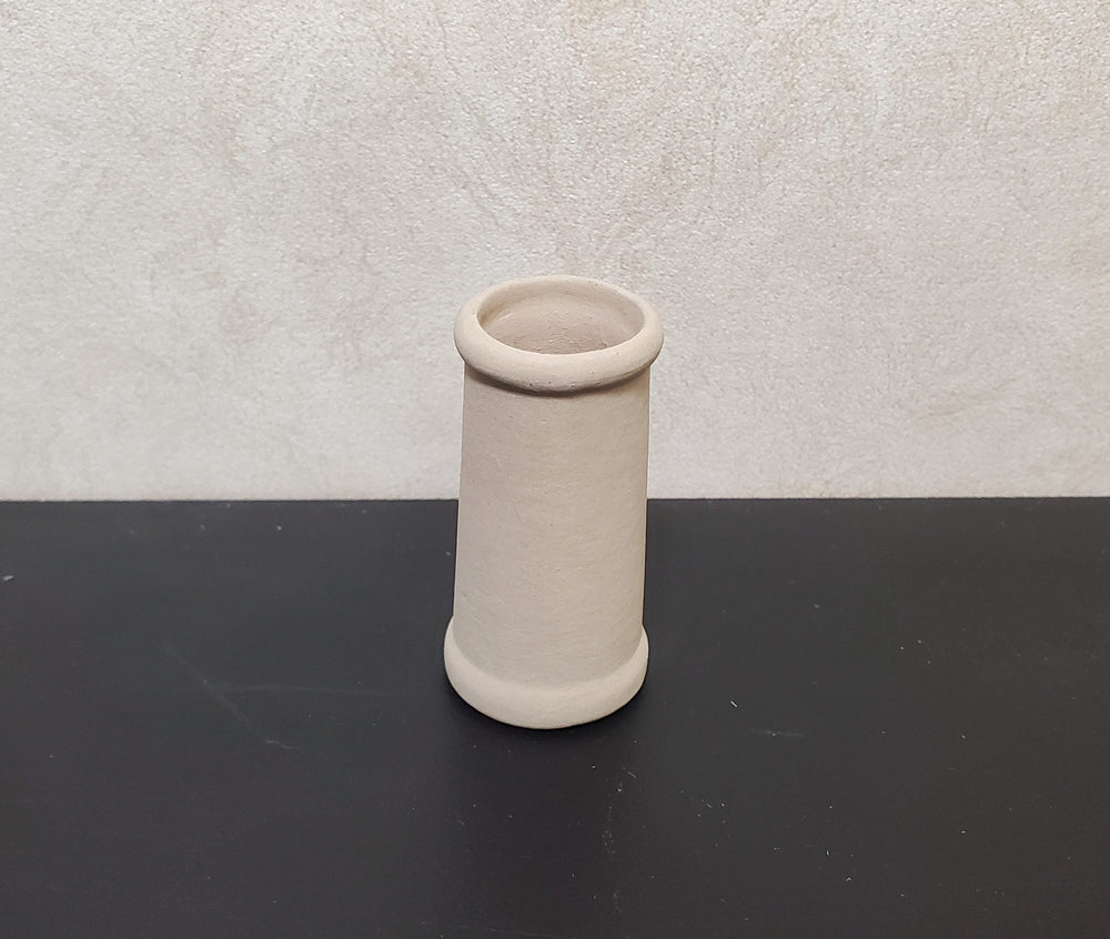 Dollhouse Chimney Pot Smoke Stack Stone Color Medium Size 1:12 Scale Dollhouse - MiniatureCrush
