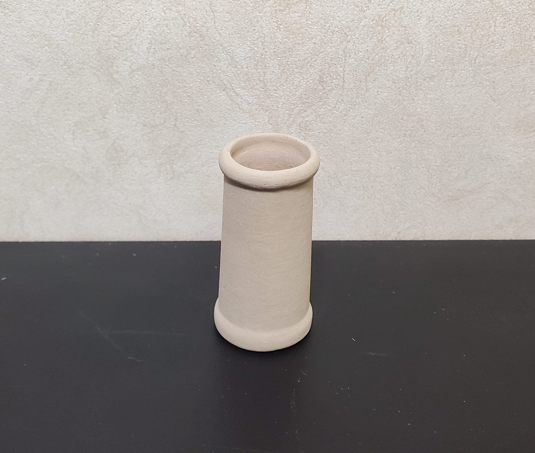 Dollhouse Chimney Pot Smoke Stack Stone Color Medium Size 1:12 Scale Dollhouse - MiniatureCrush