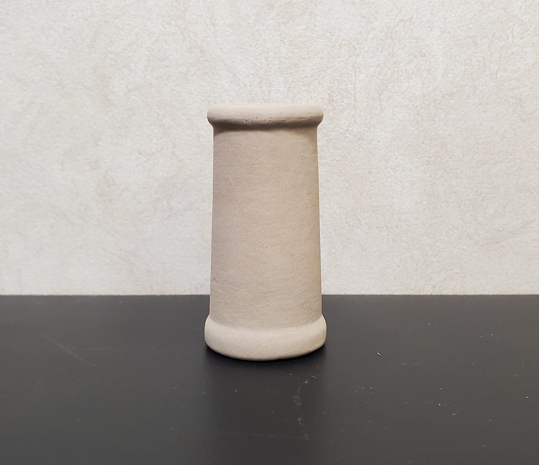 Dollhouse Chimney Pot Smoke Stack Stone Color Medium Size 1:12 Scale Dollhouse - MiniatureCrush