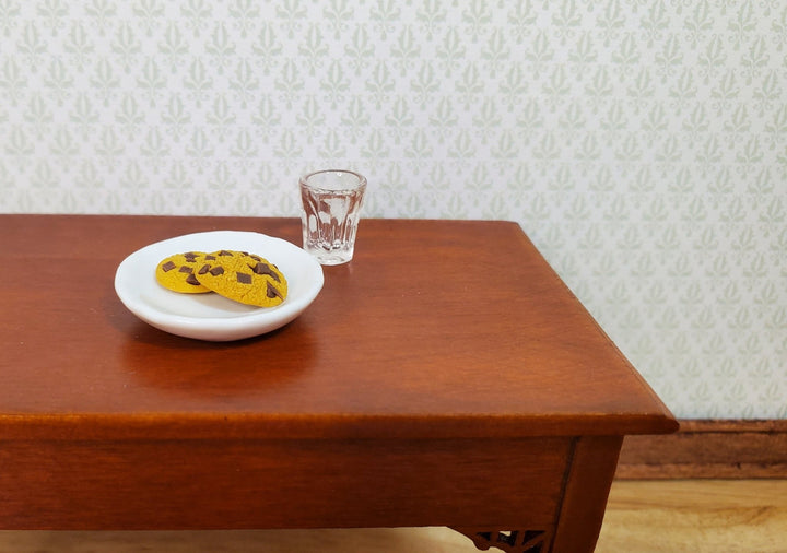 Dollhouse Chocolate Chip Cookies Set of 2 1:12 Scale Miniature Food - MiniatureCrush