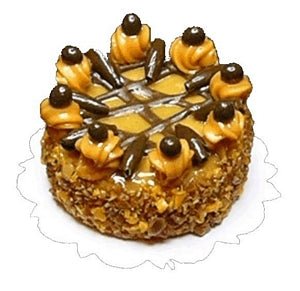 Dollhouse Chocolate Lattice Cake 1:12 Scale Miniature Dessert Kitchen Food - MiniatureCrush
