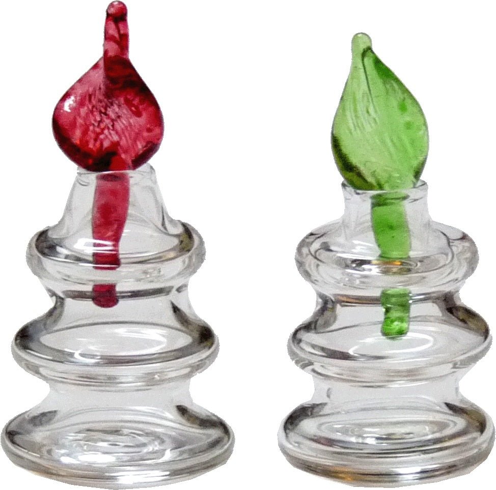 Dollhouse Christmas Jars set of 2 1:12 Scale Miniature Decoration Holiday - MiniatureCrush