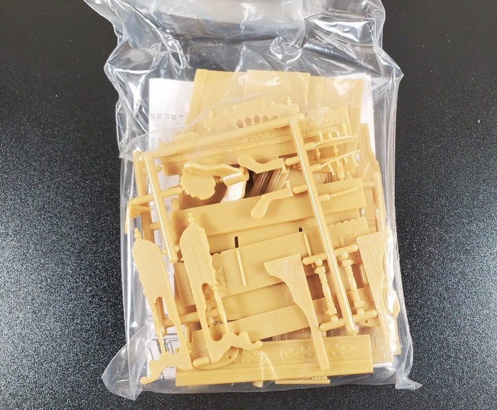 Dollhouse Chrysnbon Pump Organ KIT with Seat Plastic 1:12 Scale Miniature - MiniatureCrush