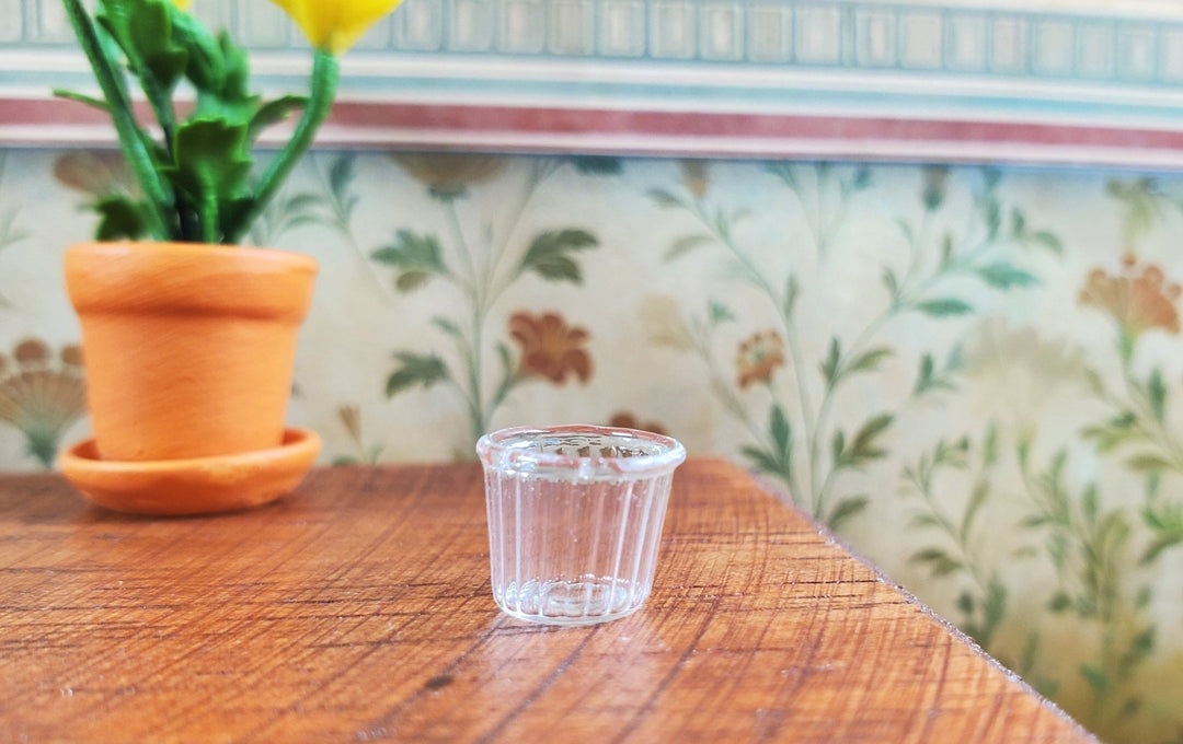 Dollhouse Clear Glass Cup or Votive Holder 1:12 Scale Miniature Glasses Cups - MiniatureCrush