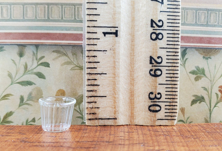 Dollhouse Clear Glass Cup or Votive Holder 1:12 Scale Miniature Glasses Cups - MiniatureCrush