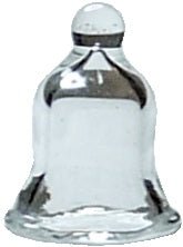 Dollhouse Clear Glass Display Bell or Cloche Small 1:12 Scale Miniature - MiniatureCrush