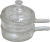 Dollhouse Clear Glass Double Boiler 1:12 Scale Miniature Kitchen