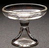 Dollhouse Clear Glass Pedestal Bowl 1:12 Scale Miniatures Kitchen