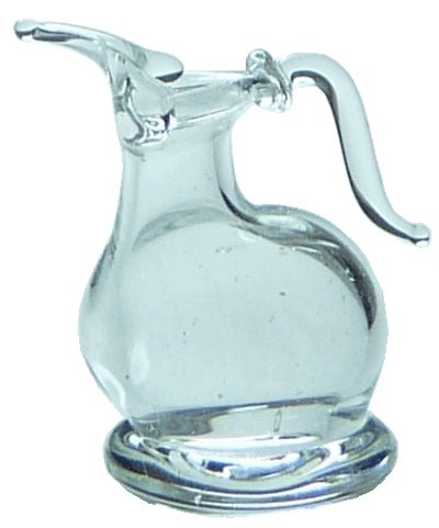 Dollhouse Clear Glass Wine Decanter 1:12 Scale Miniature - MiniatureCrush
