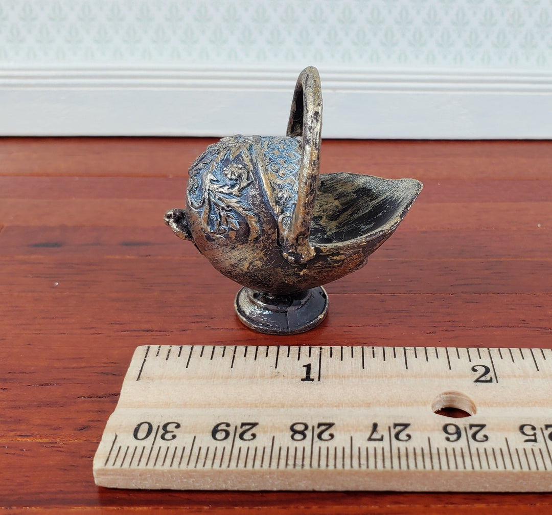 Dollhouse Coal Scuttle Bucket Fireplace Accessory Resin 1:12 Scale Miniature - Miniature Crush