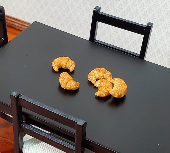 Dollhouse Croissants Pastries Set of 5 1:12 Scale Miniature Kitchen Food - MiniatureCrush