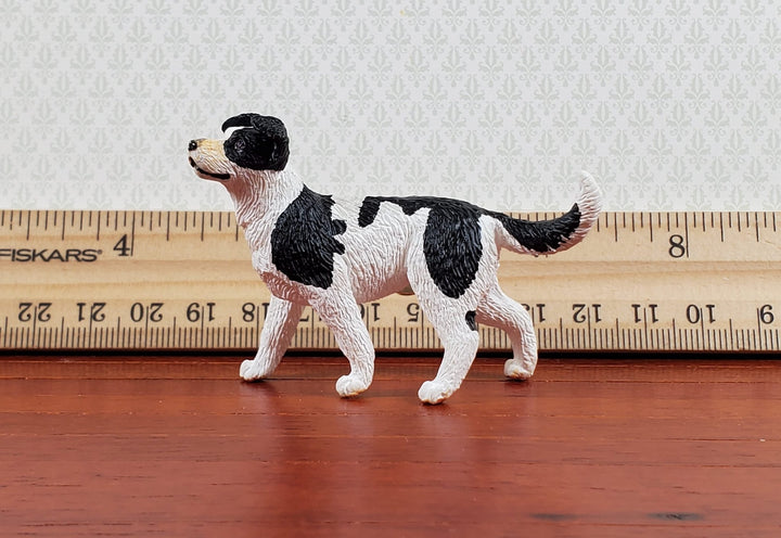 Dollhouse Dog Collie Mixed Breed Pet Standing 1:12 Scale Miniature Animal - Miniature Crush