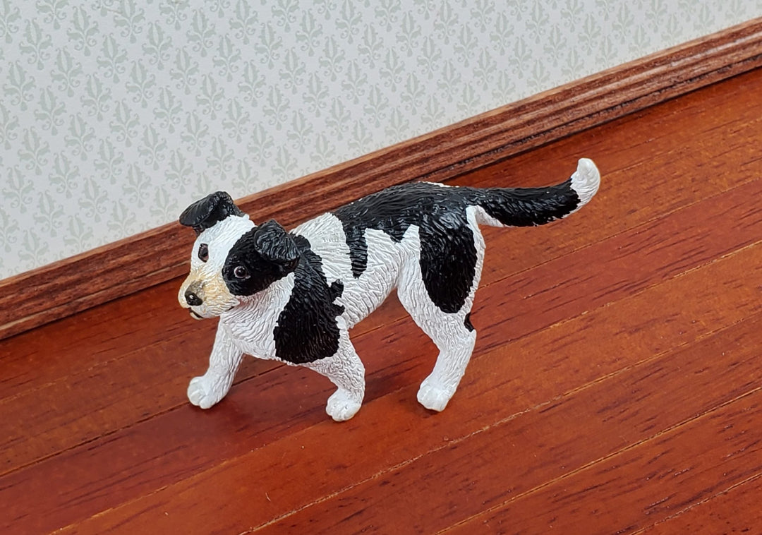 Dollhouse Dog Collie Mixed Breed Pet Standing 1:12 Scale Miniature Animal - Miniature Crush