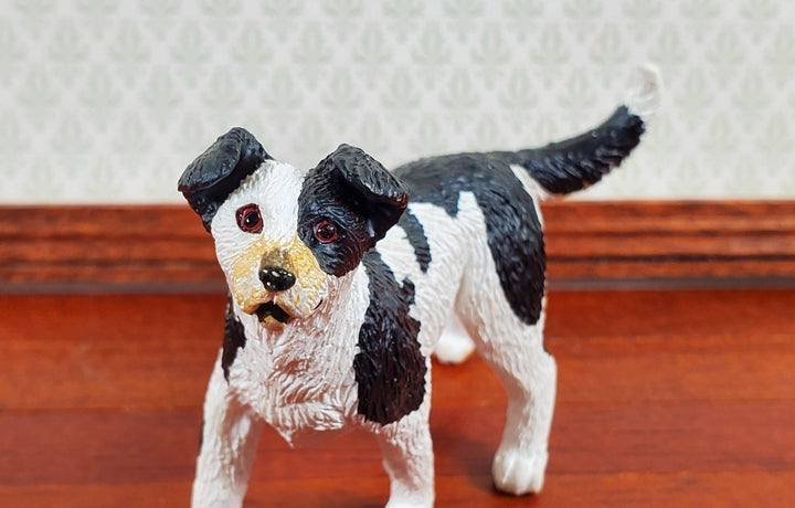 Dollhouse Dog Collie Mixed Breed Pet Standing 1:12 Scale Miniature Animal - Miniature Crush