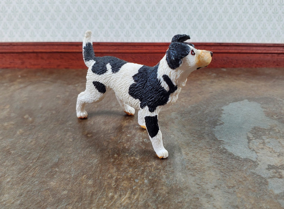 Dollhouse Dog Collie Mixed Breed Pet Standing 1:12 Scale Miniature Animal - Miniature Crush