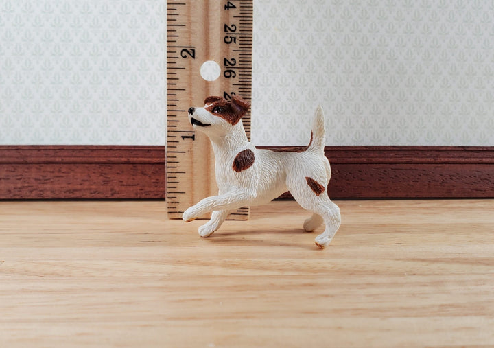 Dollhouse Dog Jack Russell Terrier Pet 1:12 Scale Miniature Animal - Miniature Crush