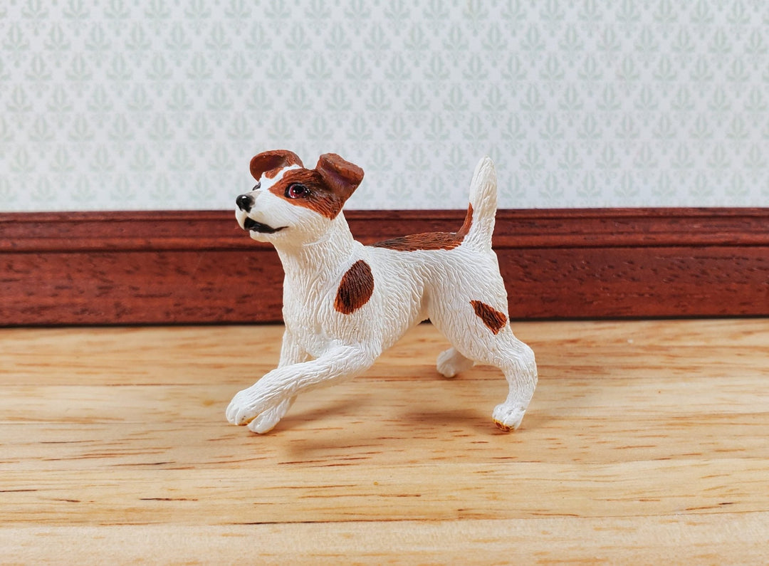 Dollhouse Dog Jack Russell Terrier Pet 1:12 Scale Miniature Animal - Miniature Crush