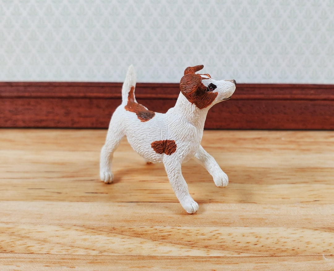 Dollhouse Dog Jack Russell Terrier Pet 1:12 Scale Miniature Animal - Miniature Crush