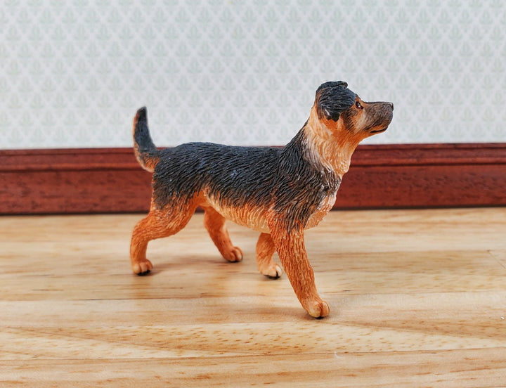 Dollhouse Dog Shepherd Mixed Breed Pet Standing 1:12 Scale Miniature Animal - Miniature Crush