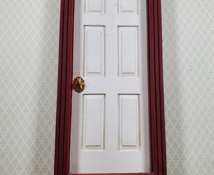 Dollhouse Doorknobs Handles Fancy Gold Brass 6 pcs 1:12 Scale Miniatures - MiniatureCrush