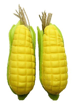 Dollhouse Ears of Corn on the Cob 2 Pieces 1:12 Scale Food Kitchen - MiniatureCrush