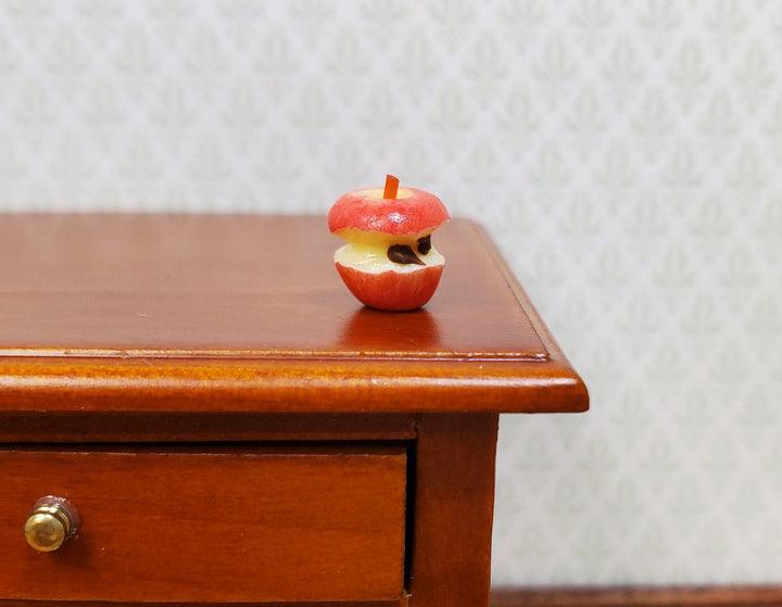Dollhouse Eaten Apple Core 1:12 Scale Miniature Food Kitchen Fruit Snacks - MiniatureCrush