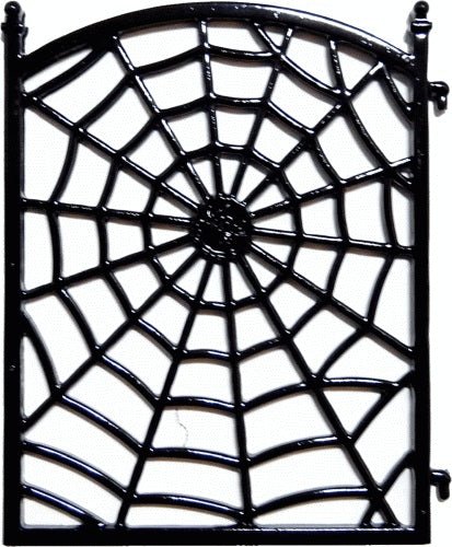 Dollhouse & Fairy Garden Black Cobweb Garden Gate - MiniatureCrush