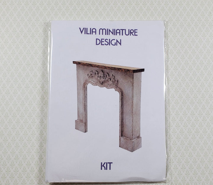 Dollhouse Fireplace Kit DIY 1:12 Scale Miniature Furniture - MiniatureCrush