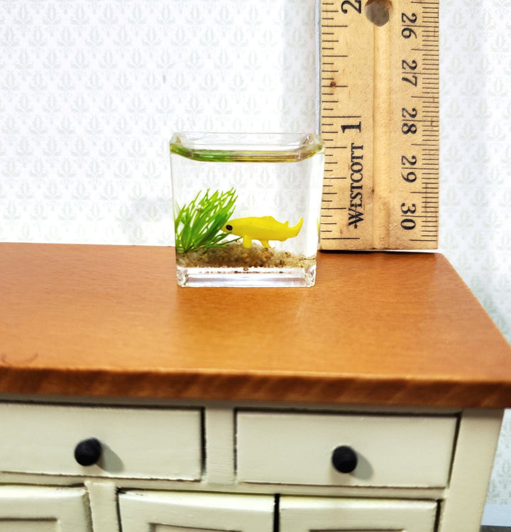 Dollhouse Fish Bowl Tank 1 Piece Random Colors 1:12 Scale Modern Miniatures - Miniature Crush