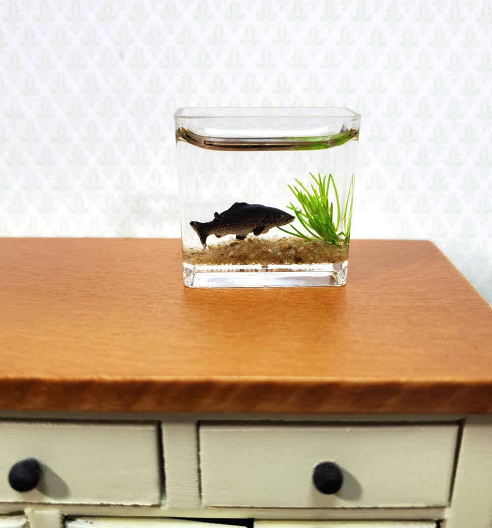 Dollhouse Fish Bowl Tank 1 Piece Random Colors 1:12 Scale Modern Miniatures - Miniature Crush