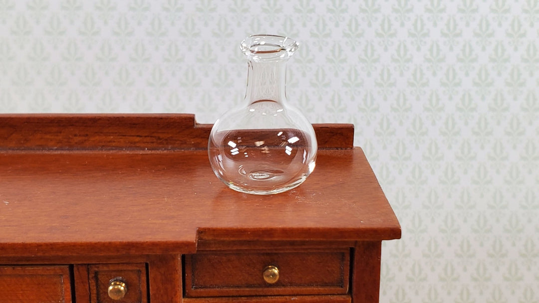 Dollhouse Flask Jar Vase Decanter Real Glass Mad Scientist 1:12 Scale Miniature - Miniature Crush