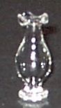 Dollhouse Fluted Glass Vase on Pedestal 1:12 Scale Miniature Decorations Flowers - MiniatureCrush